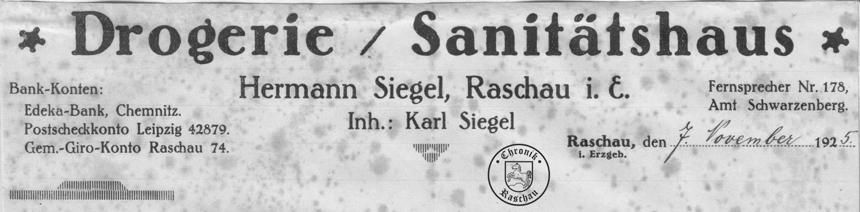 1925 Herman Siegel Sanittshaus