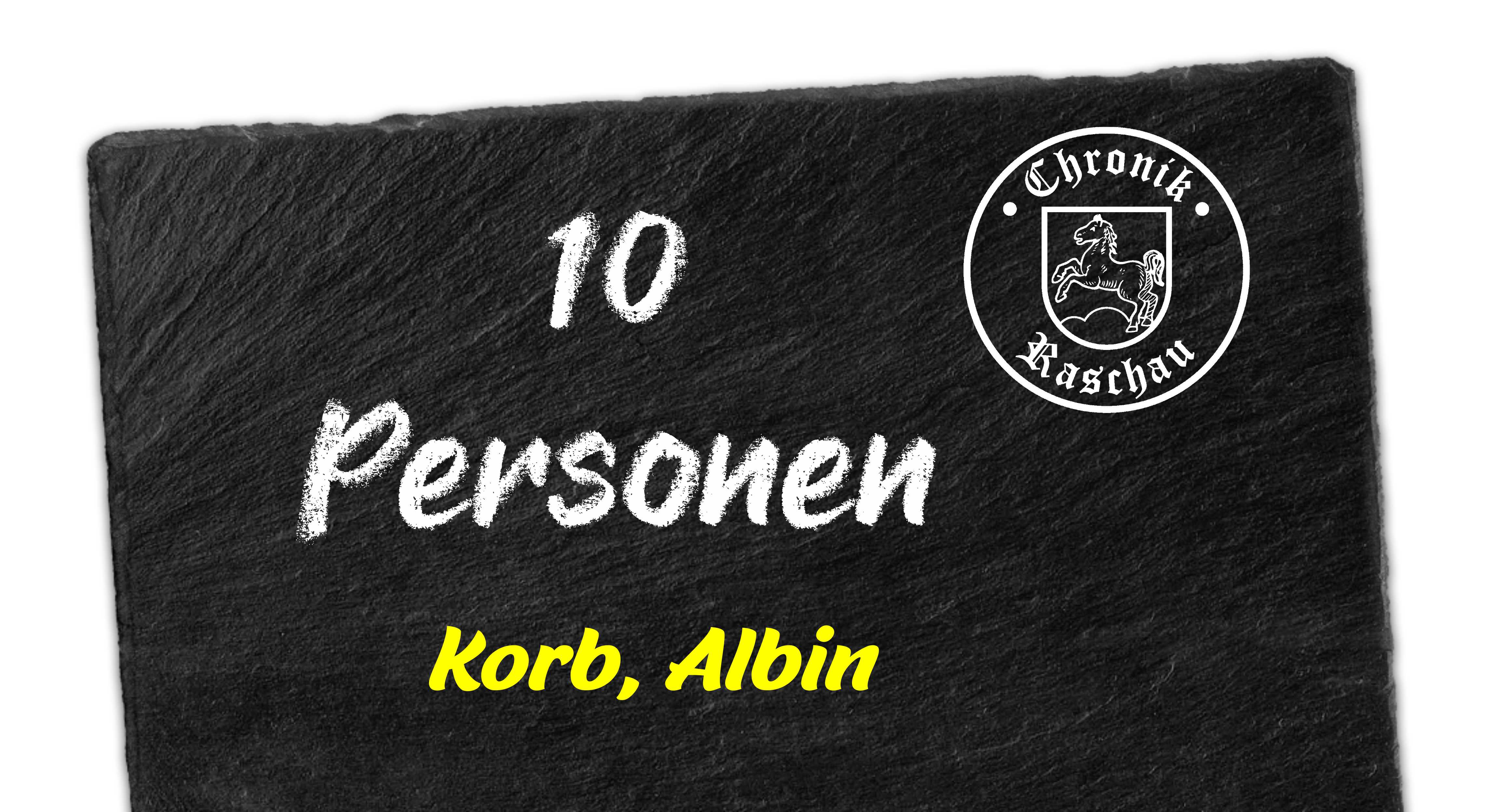 10 Korb Albin
